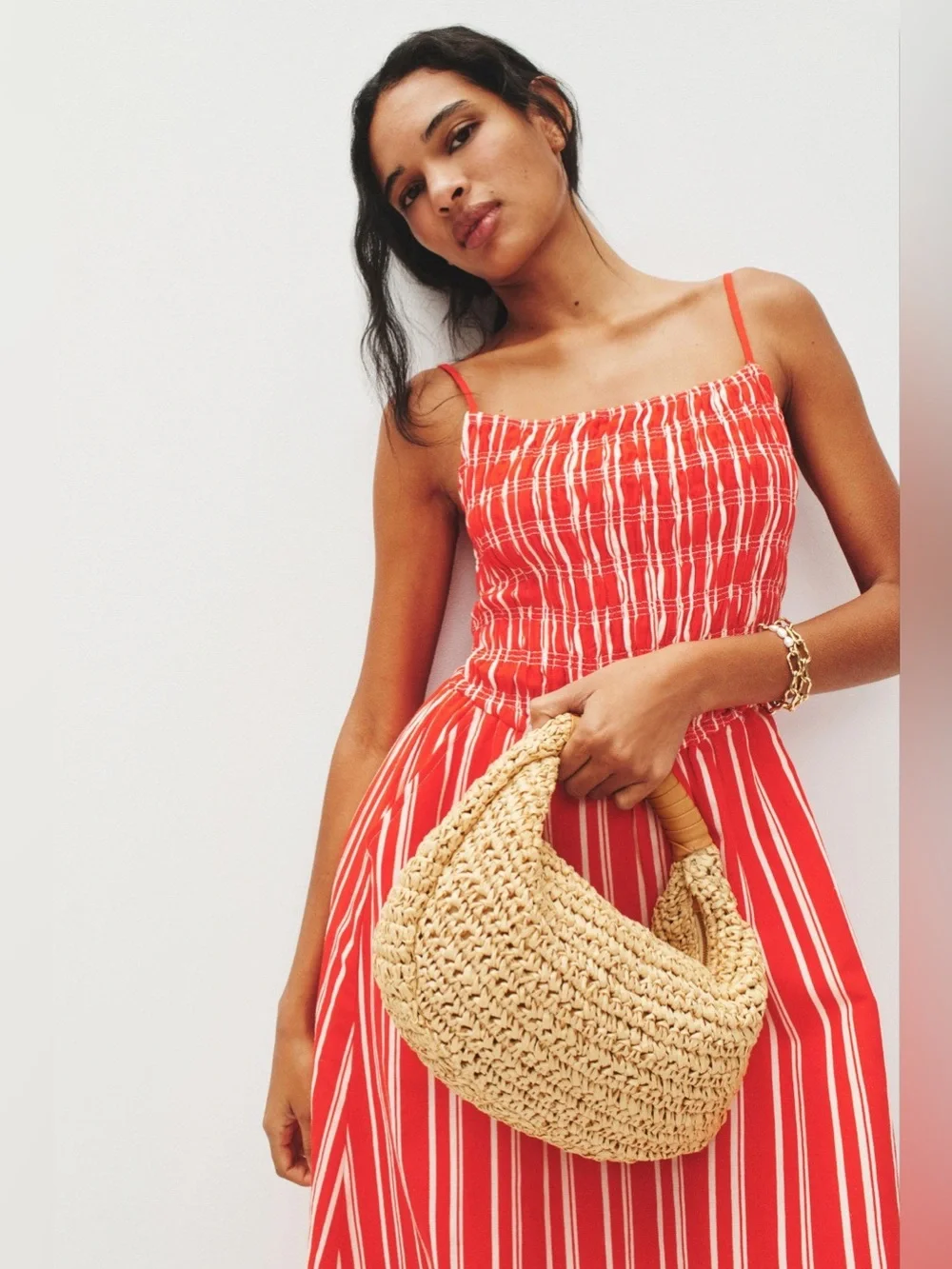 Cleobella Julia Raffia Hobo Bag - Natural